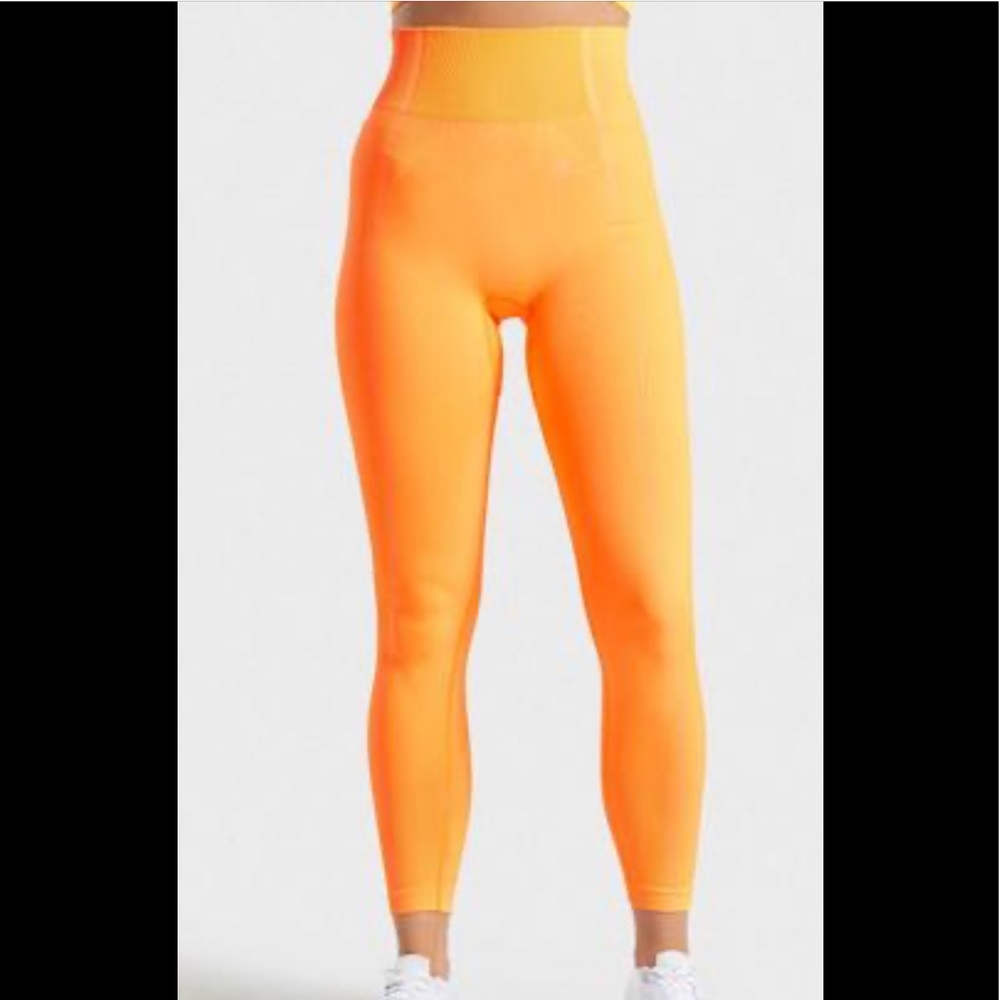Gymshark Ultra Seamless Leggings Orange (XL)